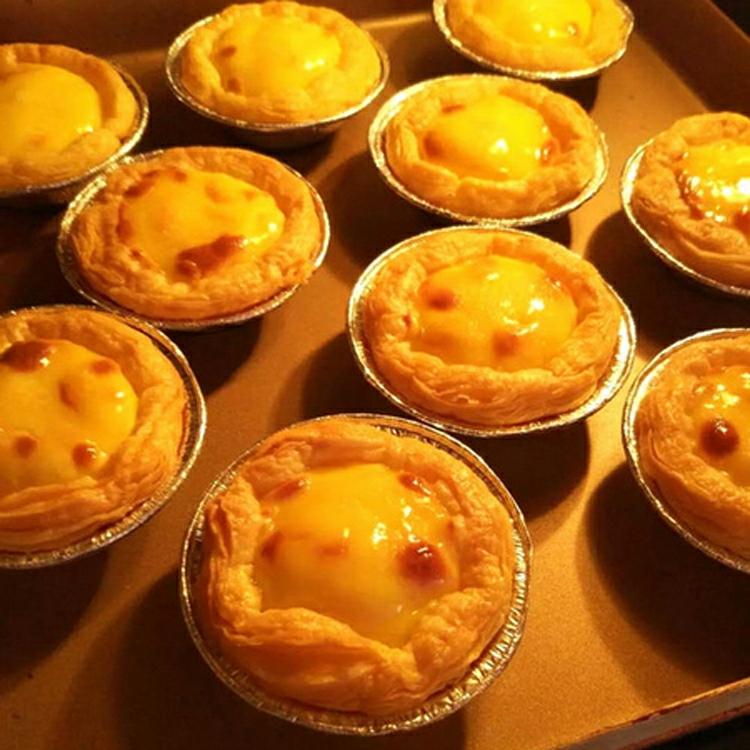 Disposable tin foil egg tart cup pudding cup