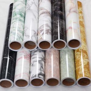 Thickened marble wallpaper self-adhesive wallpaper waterproof